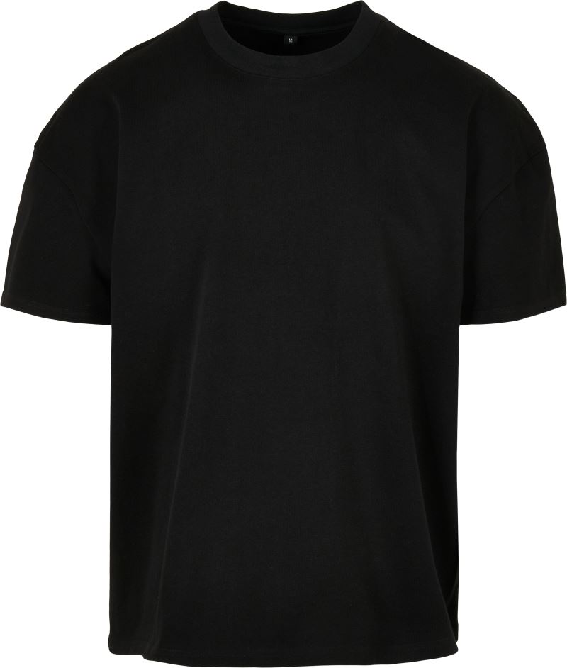 Oversize tričko z tězké bavlny - black