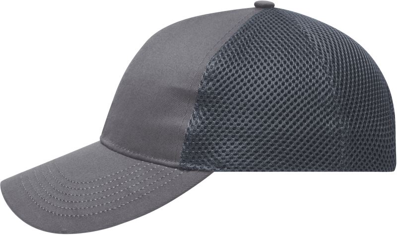 Levně 6 panelová kšiltovka ze vzdušné síťoviny - dark grey