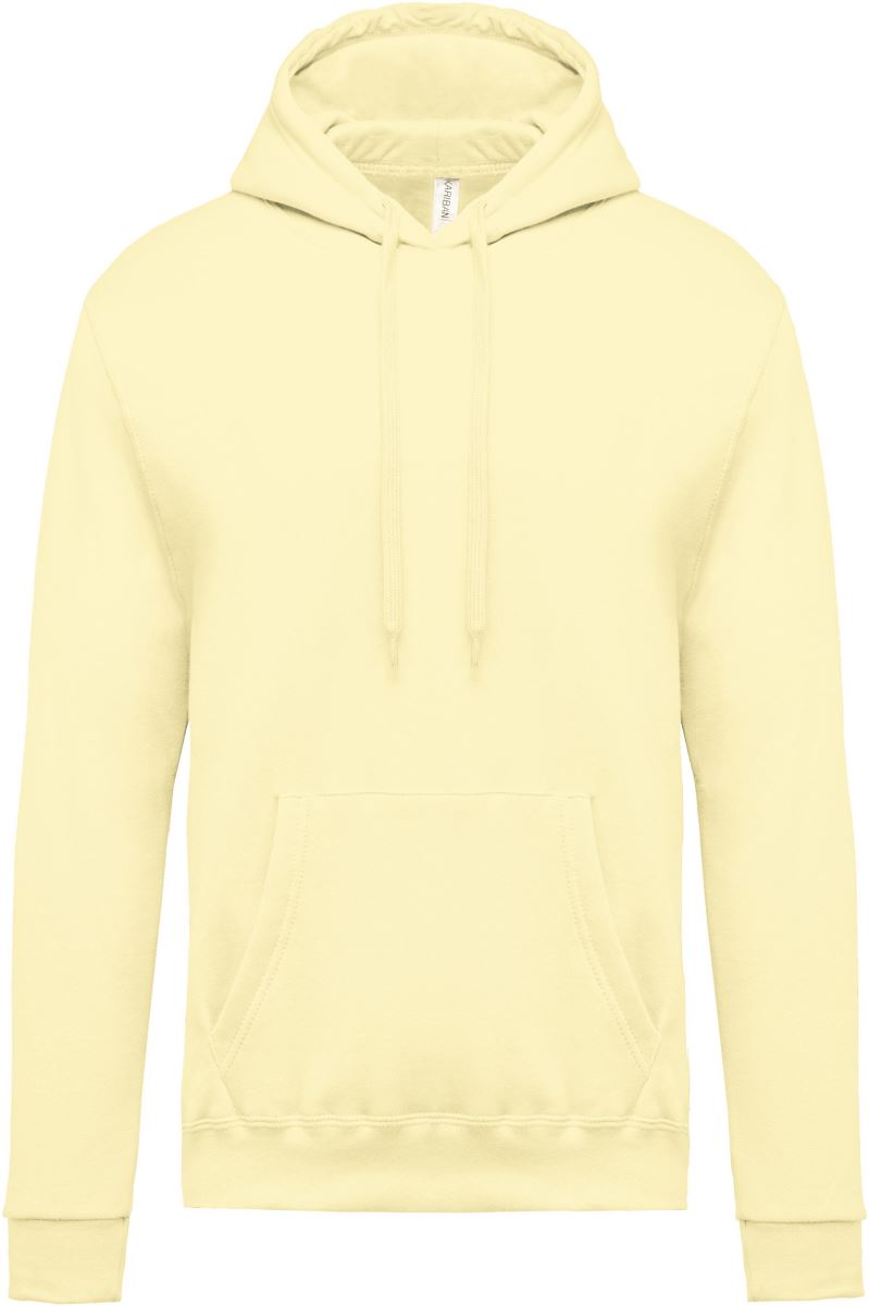 Levně Pánská mikina s kapucí - straw yellow