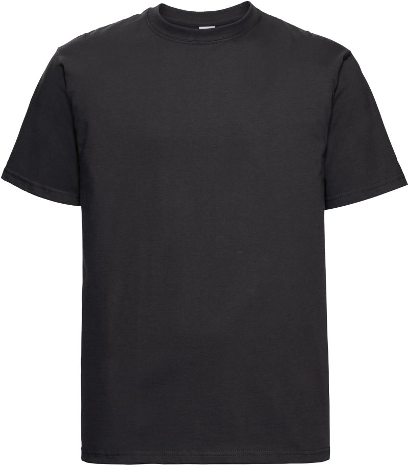 Levně Tričko z těžké bavlny "Authentic" - black