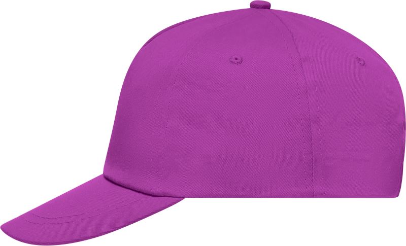 Levně 5 panelová promo kšiltovka vyztužená - purple