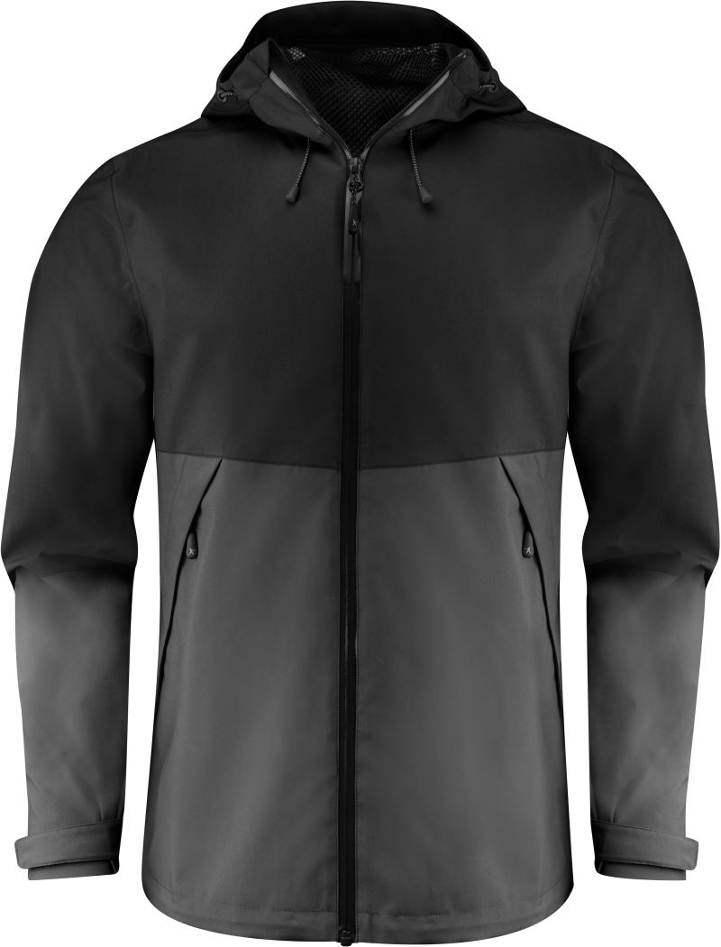 Levně Pánská bunda do deště "Two-Tone" - black