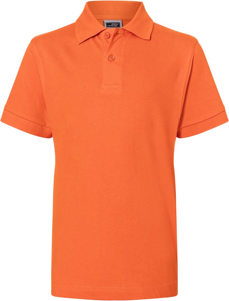 Levně Dětské piqué polo - dark orange