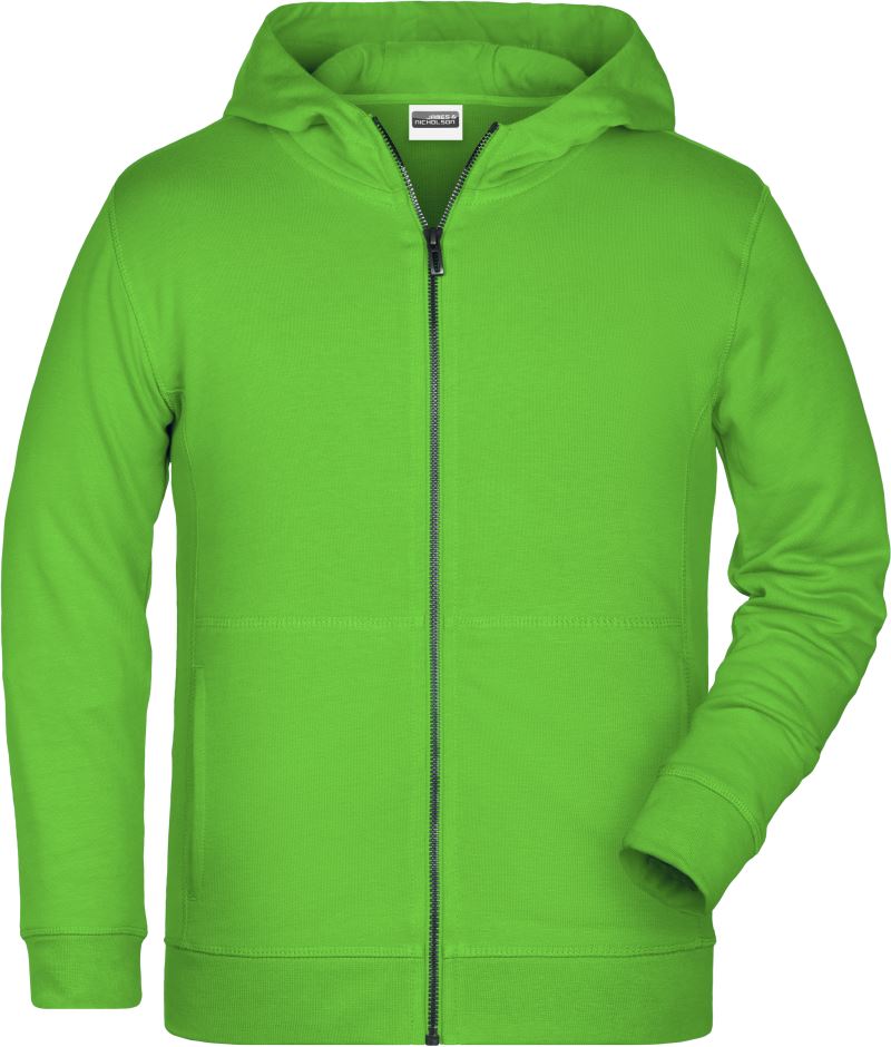 Levně Dětská mikina s kapucí - lime green