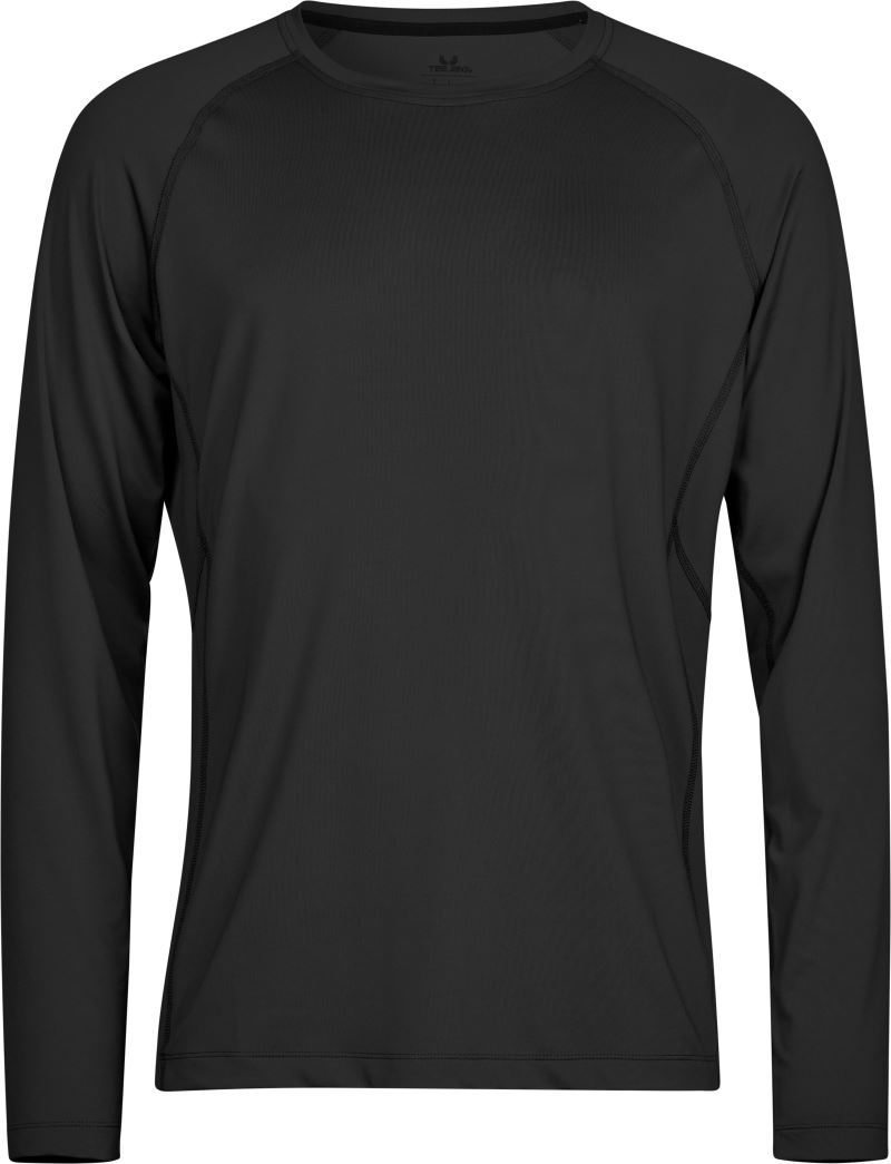 Levně Sportovní tričko CoolDry s dlouhým rukávem - black