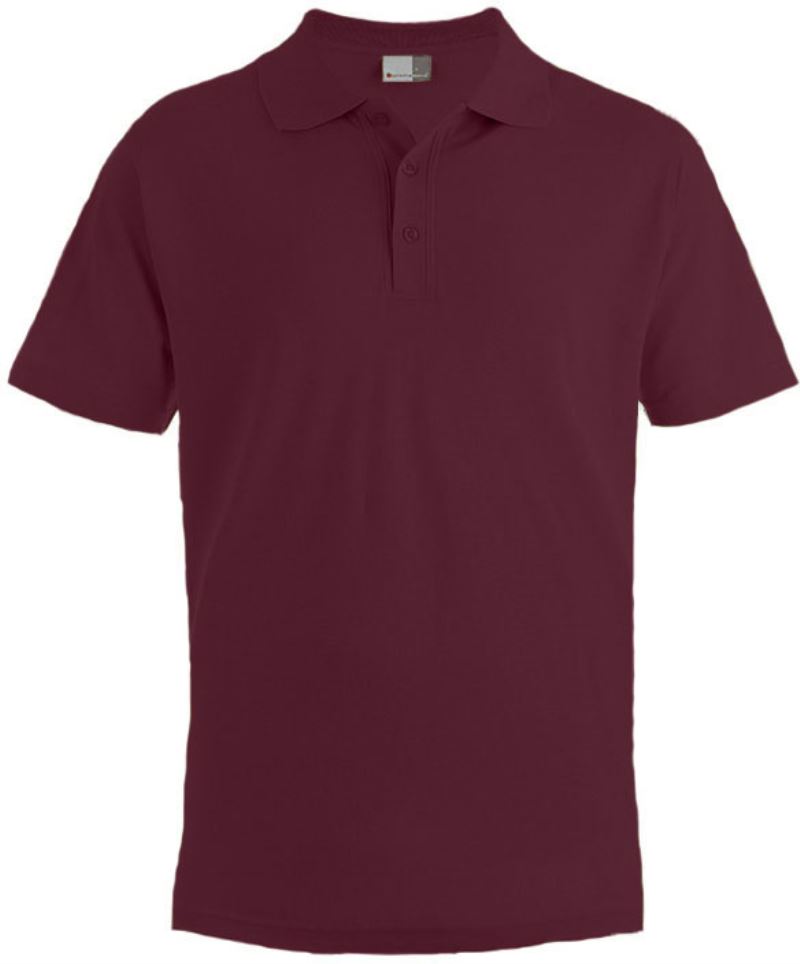 Levně Pánské piqué polo "Superior" - burgundy