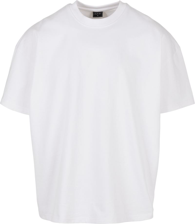 Oversize tričko z tězké bavlny - white