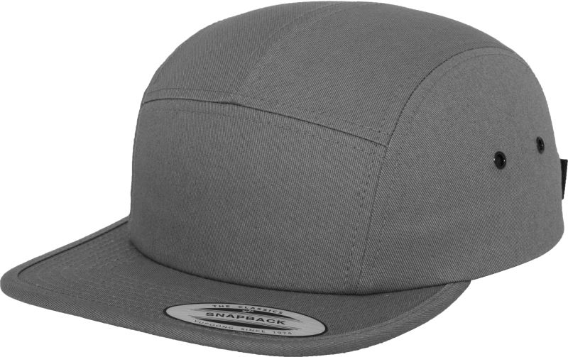 Levně 5 panelová kšiltovka "Classic Jockey" - dark grey