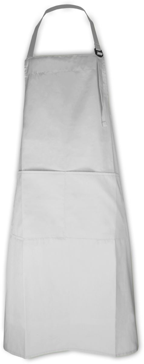 Levně Zástěra s laclem - white