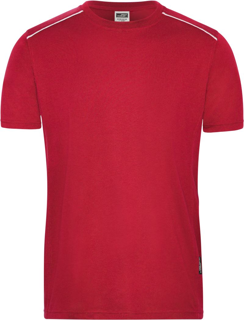 Levně Pánské pracovní tričko - Solid - red