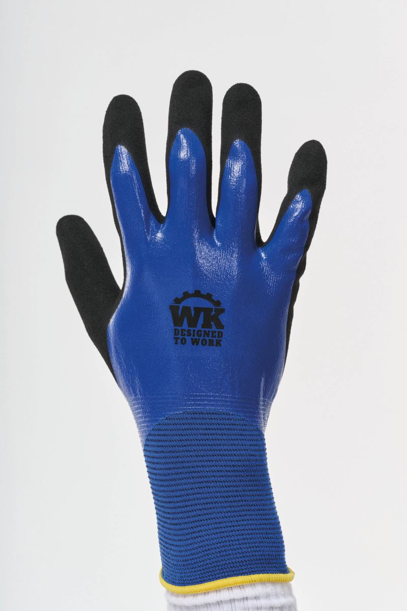 Levně Pracovní rukavice chránící před vlhkostí - royal blue