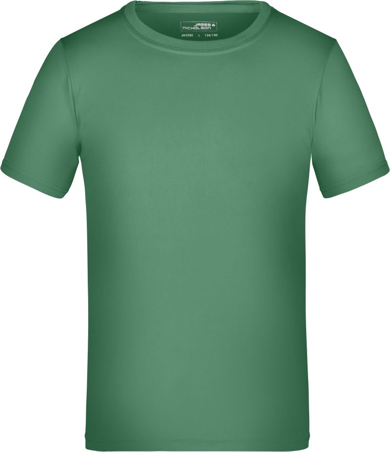 Levně Dětské žerzejové sportovní tričko - green