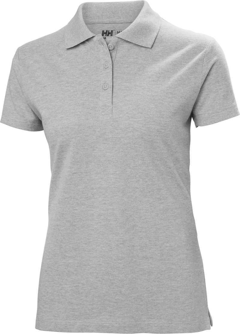Levně Dámské piqué polo "Classic" - grey melange