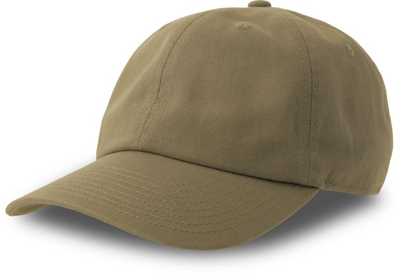 6 panelová baseballová kšiltovka - olive