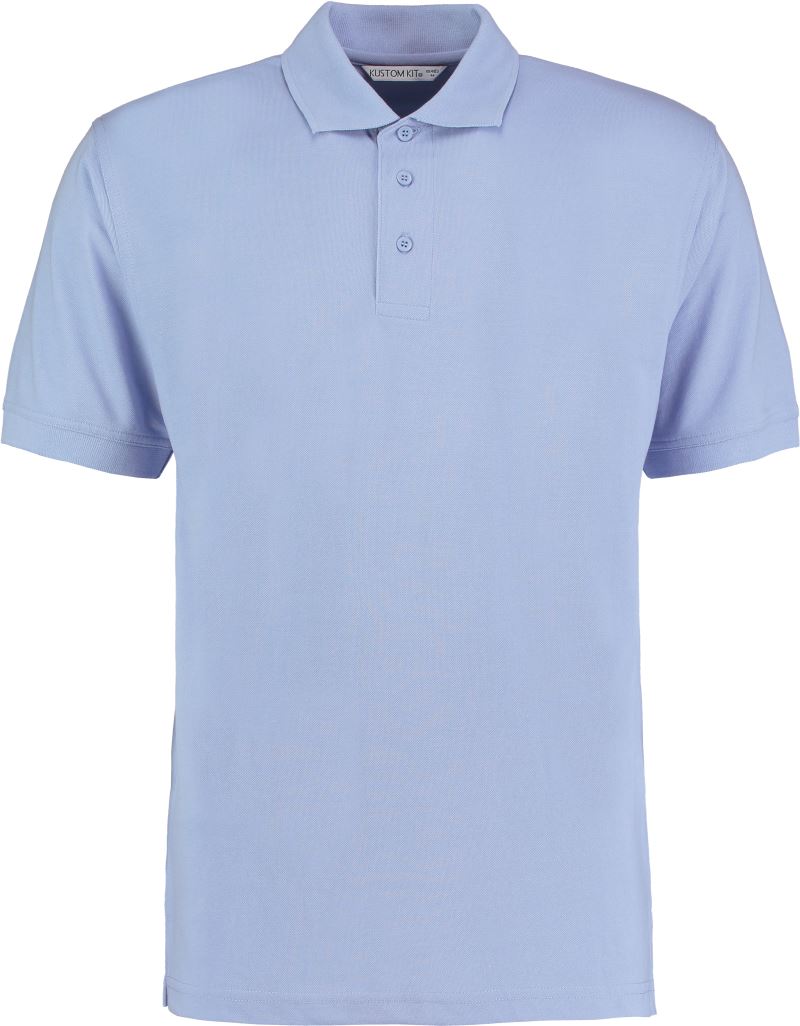 Levně Pánské piqué polo "Superwash" - light heather blue