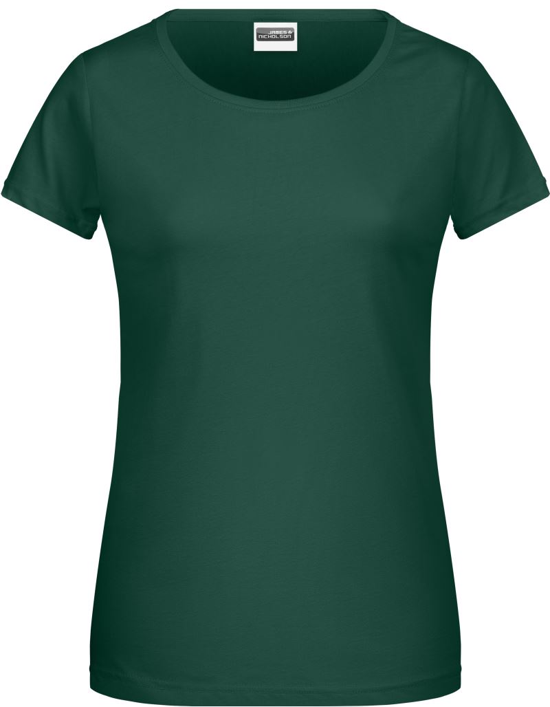 Levně Dámské tričko z bio bavlny - dark green