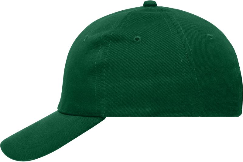 Levně 6 panelová kšiltovka z těžké bavlny - dark green