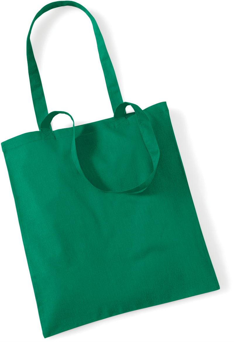 Levně Bavlněná taška "Bag for Life" - kelly green