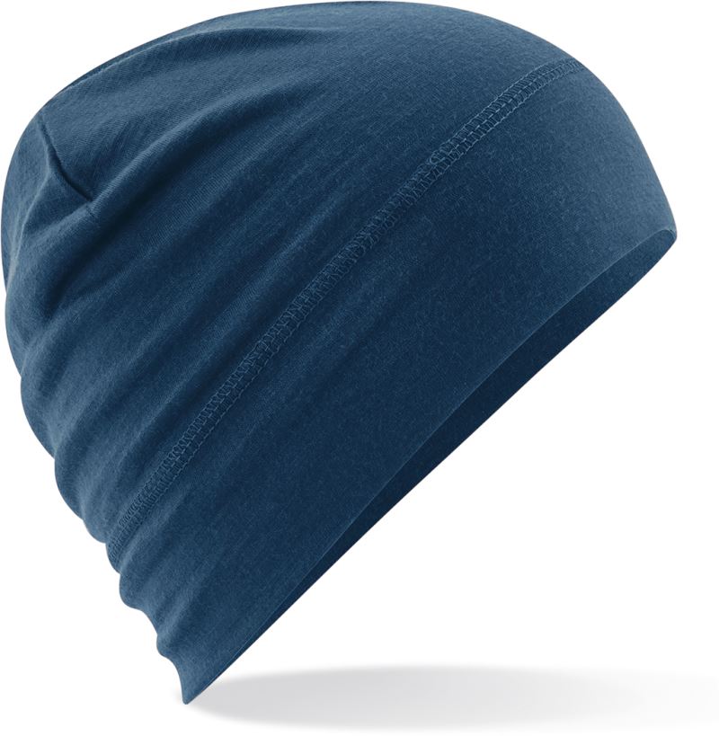 Levně Merino čepice - steel blue