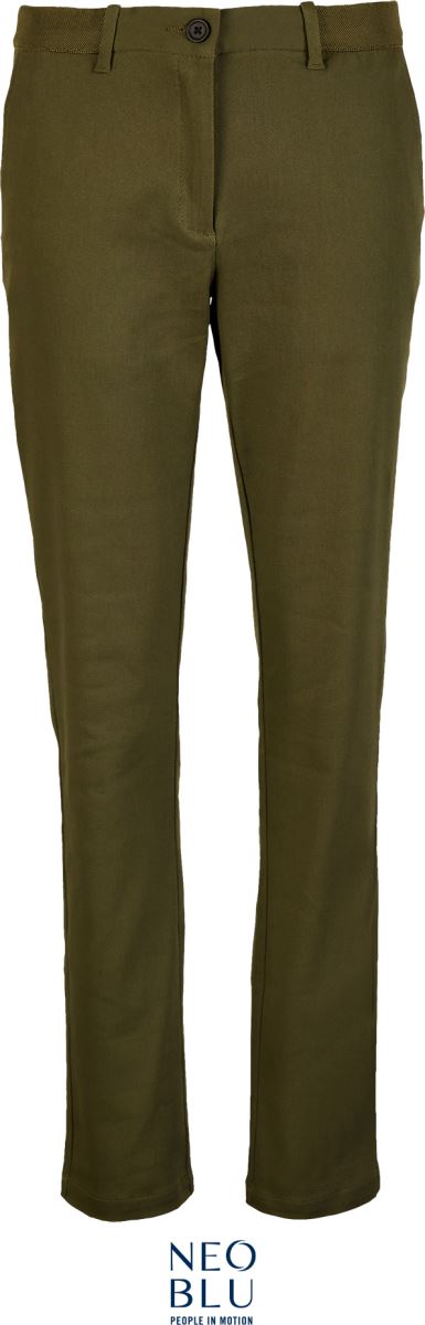 Levně Dámské chino kalhoty - deep khaki