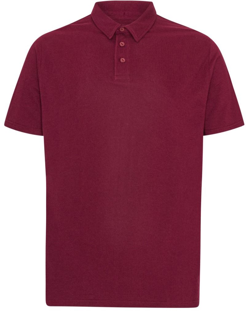 Levně Piqué polo z těžké bavlny "Tiger" - bordeaux