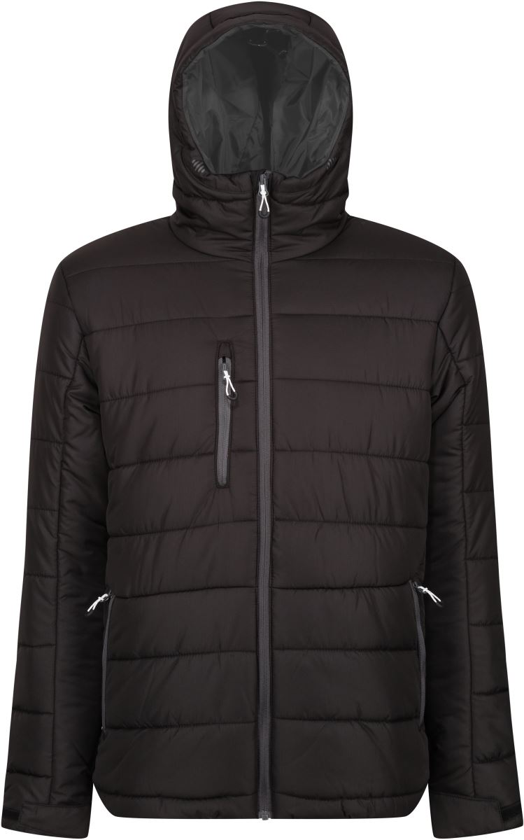 Levně Thermo bunda "Navigate" - black/seal grey