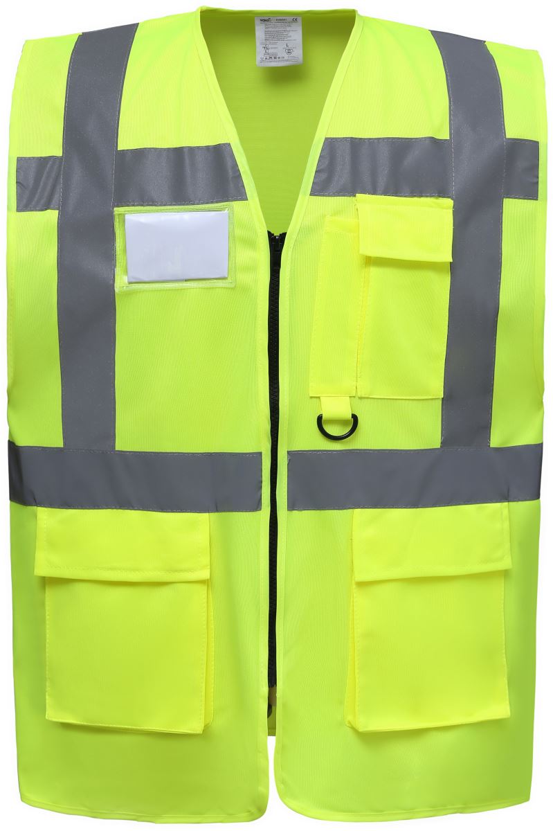 Levně Hi-Vis multifunkční vesta - hi vis yellow