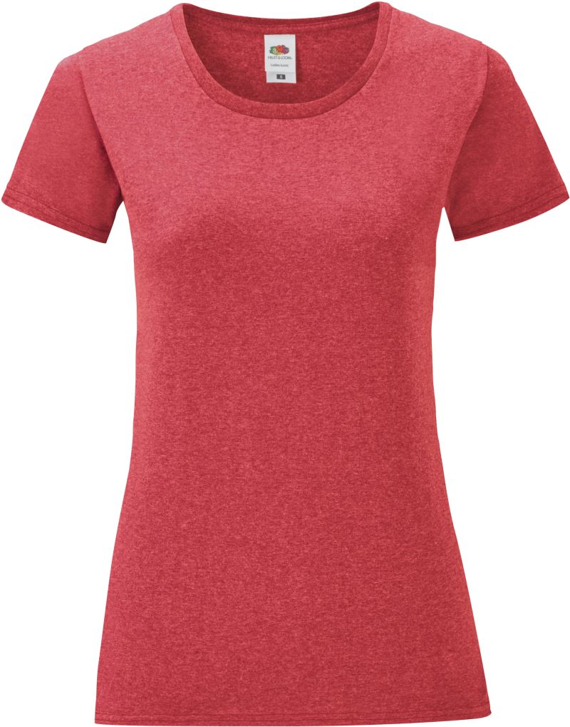 Levně Dámské tričko - heather red