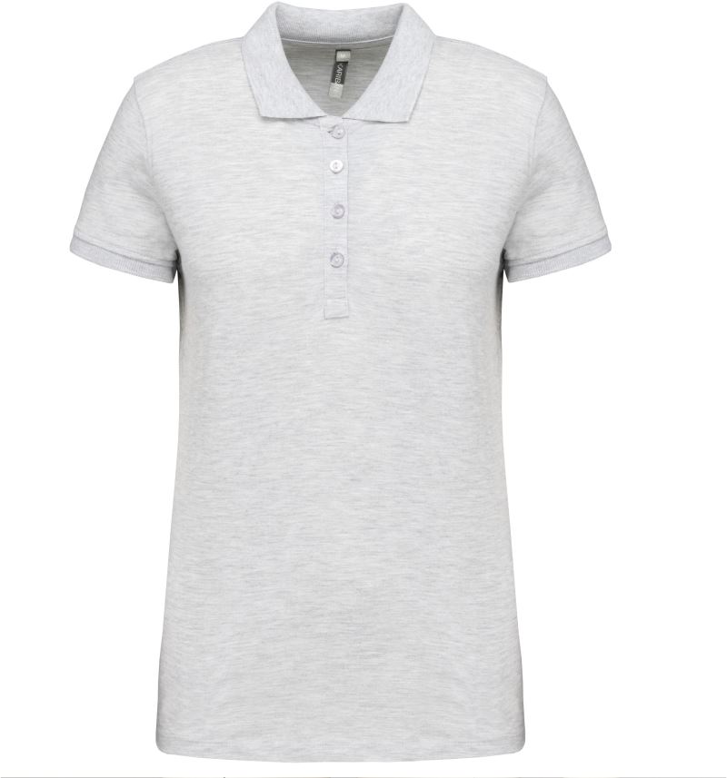 Levně Dámské piqué polo - ash heather