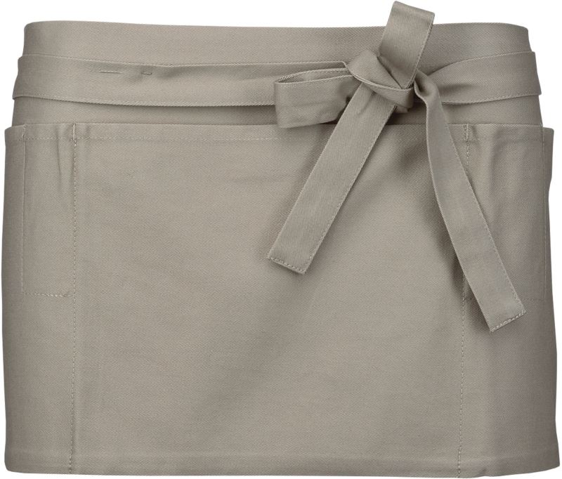 Levně Barová zástěra krátká - beige