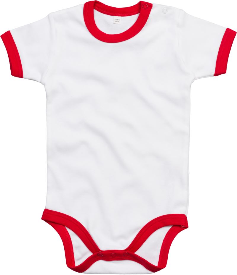 Levně Dětské body - white/red