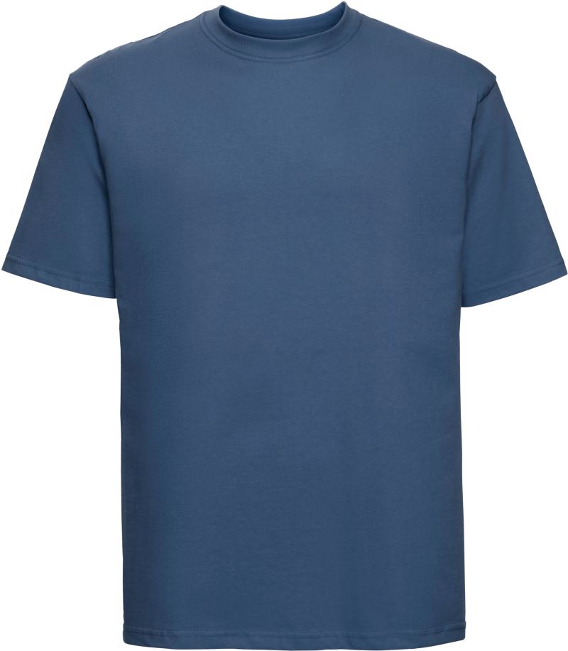 Levně Tričko z těžké bavlny "Authentic" - indigo blue