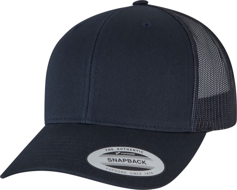 Levně 6 panelová vintage kšiltovka "Trucker" - dark navy
