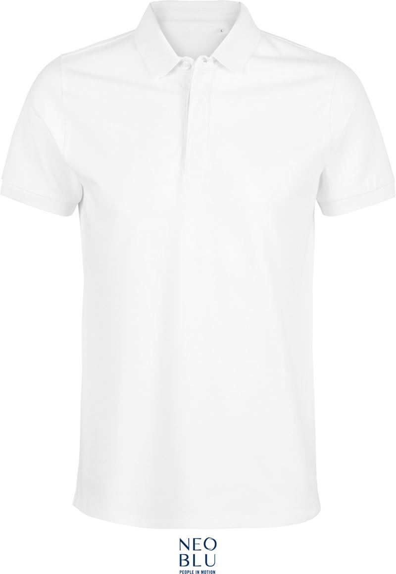 Levně Pánské piqué polo - optic white