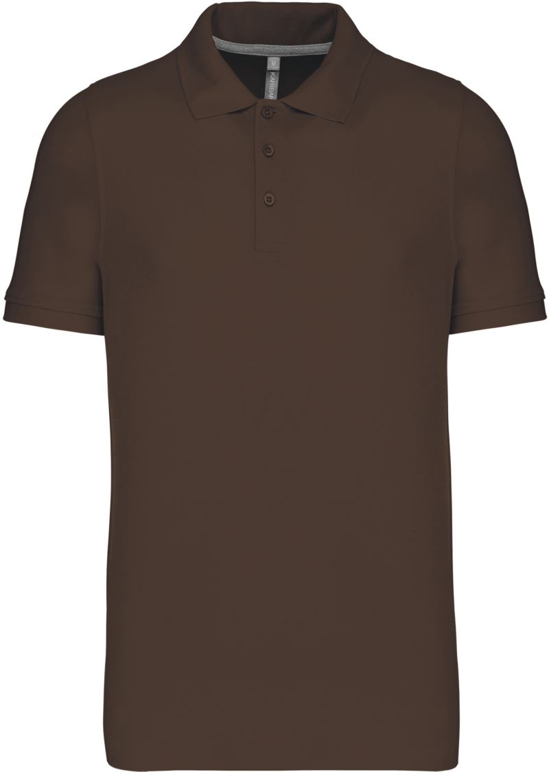 Pánské piqué polo - chocolate