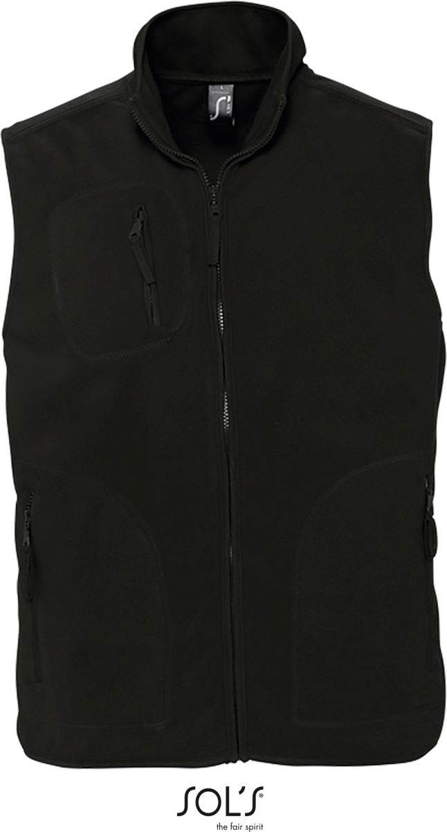 Levně Fleecová vesta - black