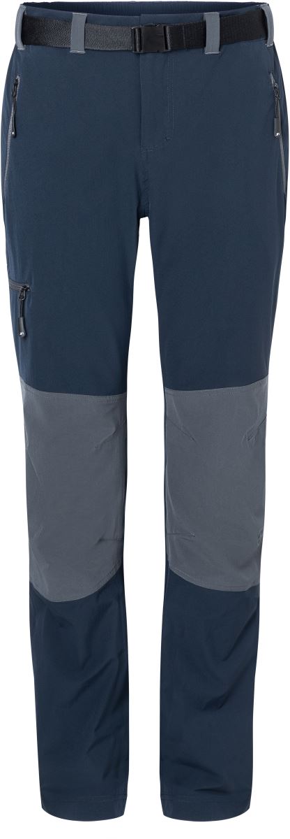 Levně Pánské trekingové kalhoty - navy/carbon