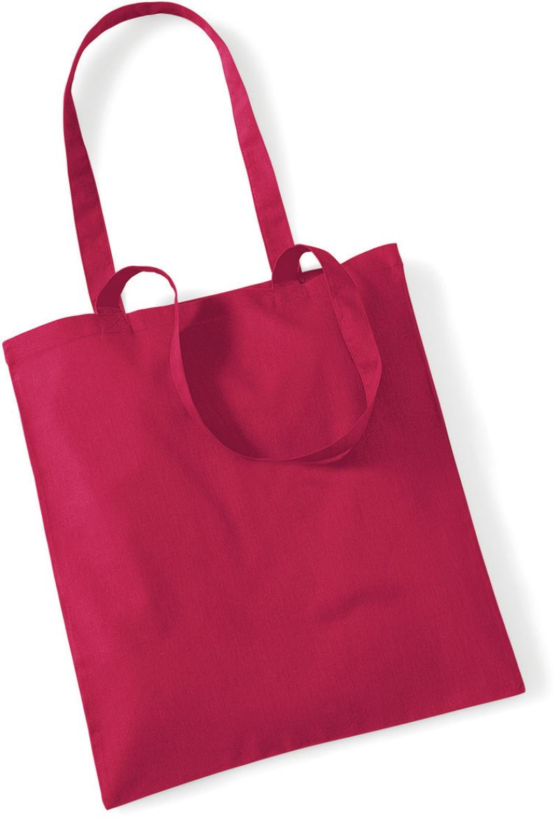 Levně Bavlněná taška "Bag for Life" - cranberry