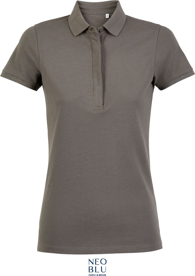 Levně Dámské piqué polo - soft grey