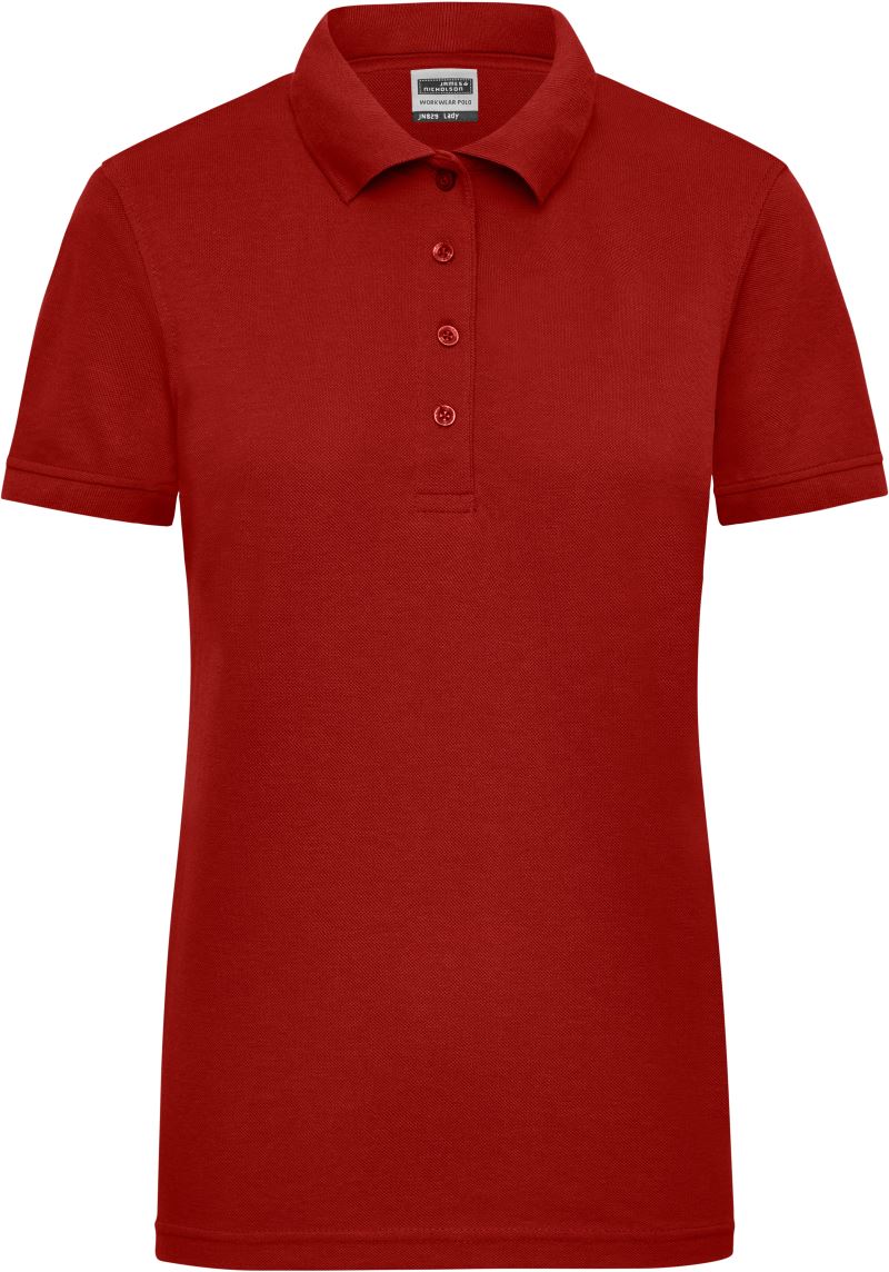 Levně Dámské pracovní piqué polo - wine