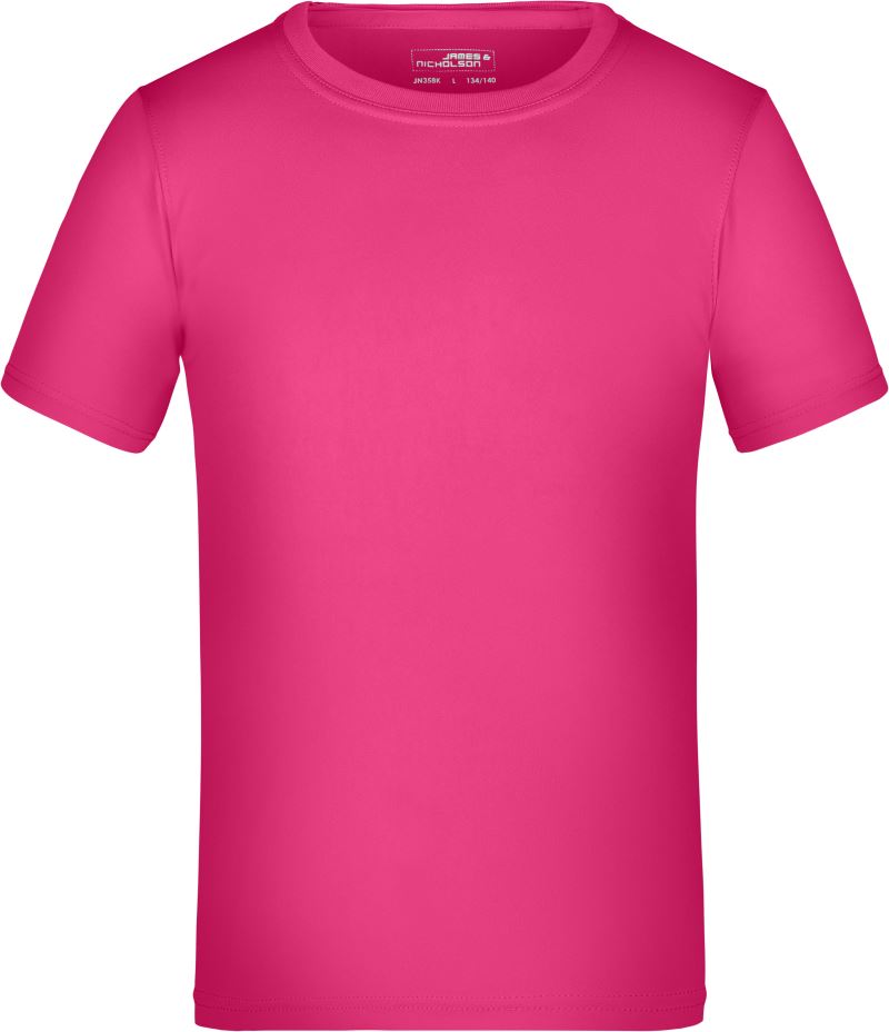 Levně Dětské žerzejové sportovní tričko - pink
