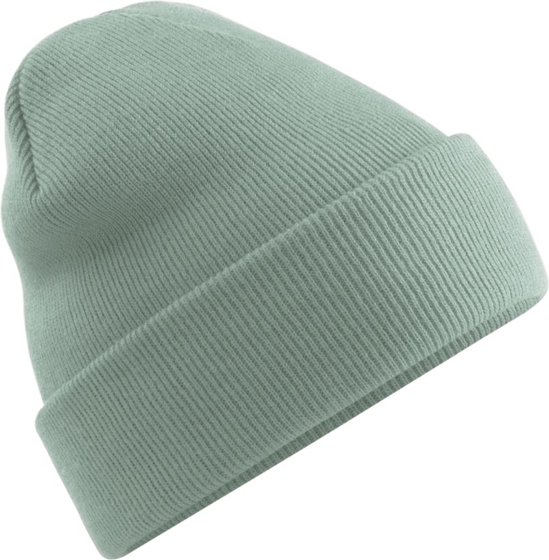 Levně Pletená čepice "Original" - dusty green