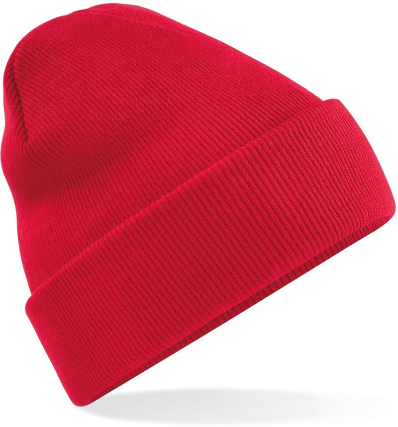 Levně Pletená čepice "Original" - classic red