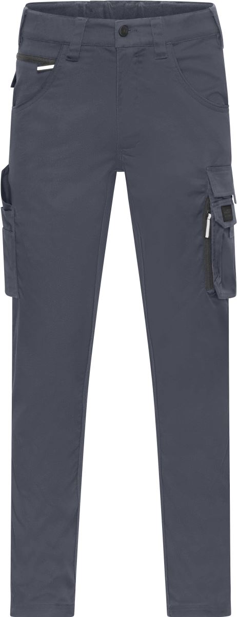 Levně Pracovní kalhoty "Slim Line" - carbon