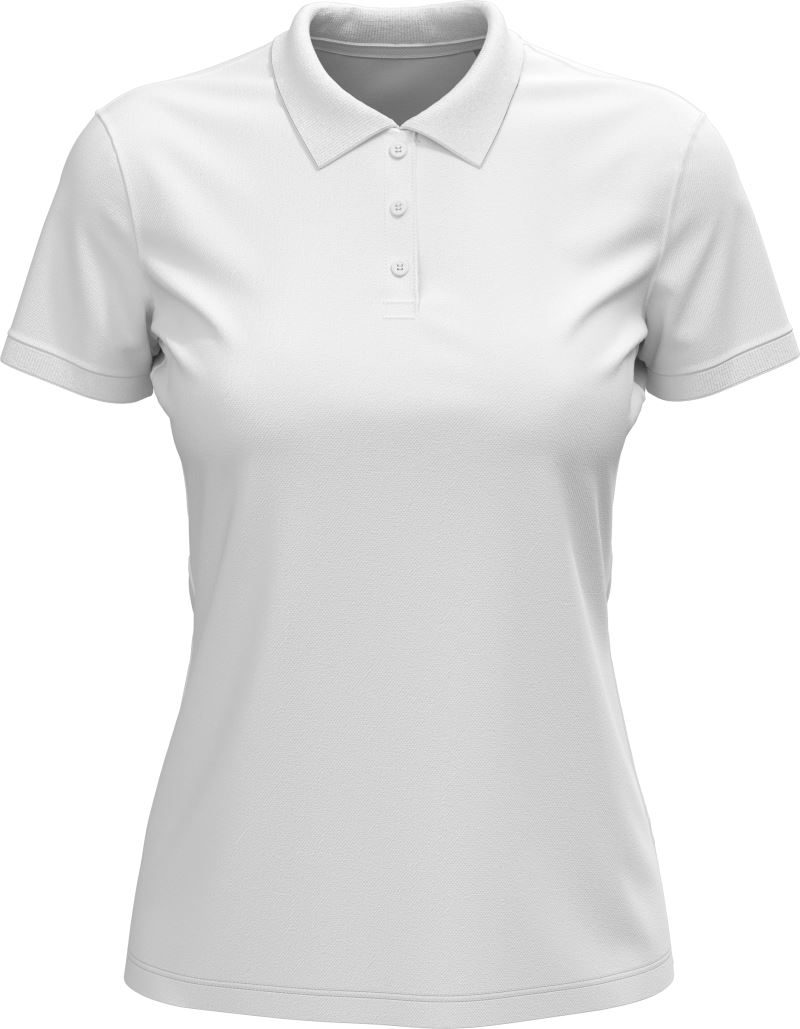 Levně Dámské piqué polo "Lux" - white