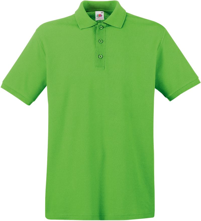Levně Piqué polo - lime