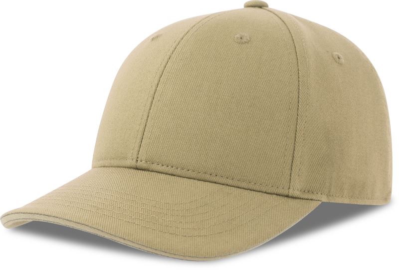 Levně 6 panelová baseballová kšiltovka - khaki/khaki