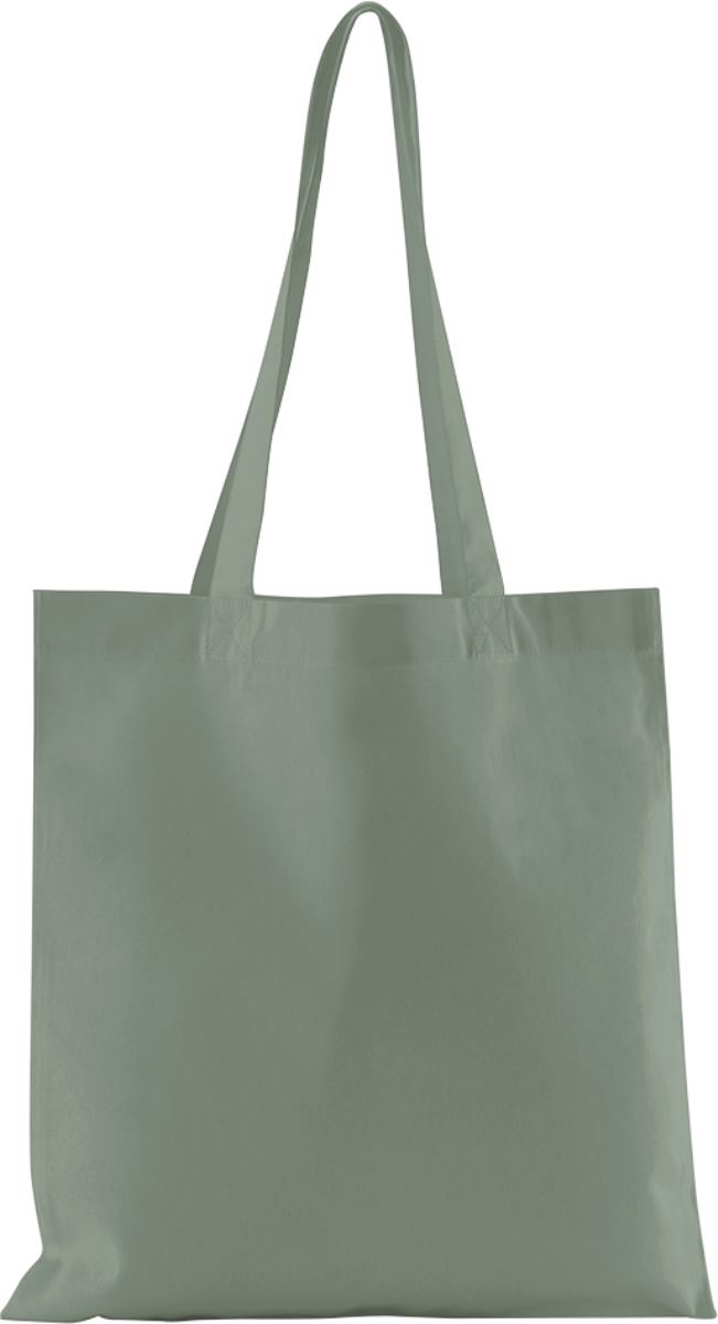 Taška z bavlny v konverzi - dusty green