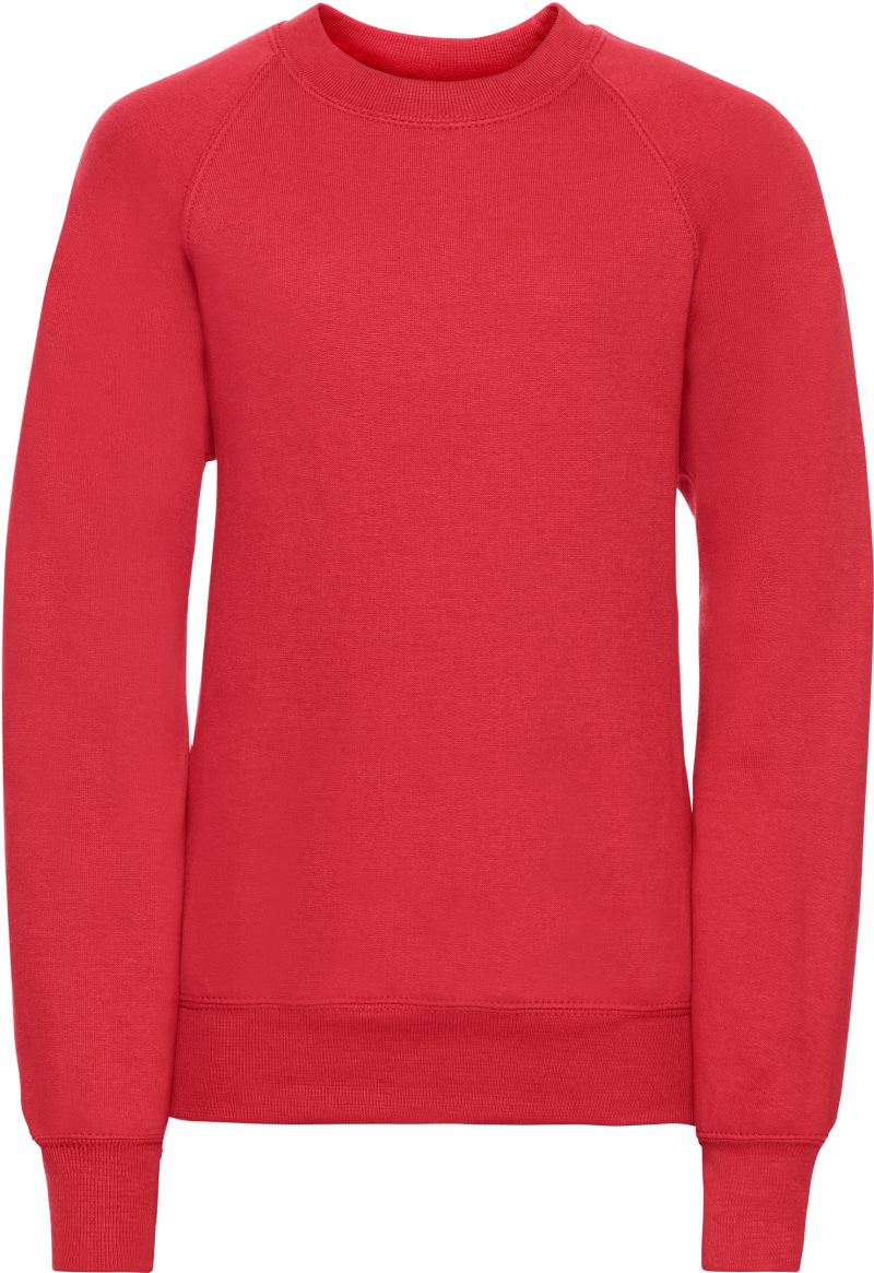 Levně Dětská raglánová mikina - bright red