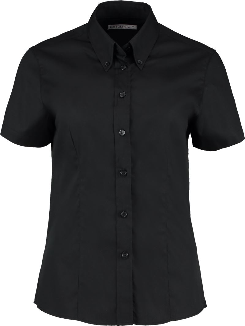 Halenka Oxford s krátkým rukávem - black
